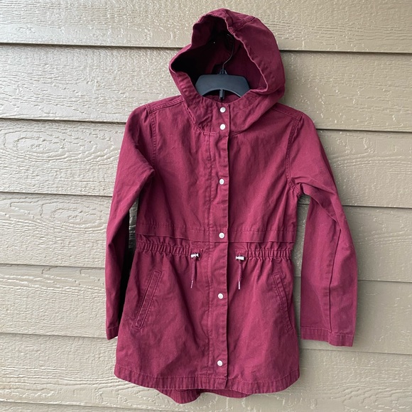 Old Navy Girls Hooded Scout Spring Jacket size XL(14) - Picture 9 of 14